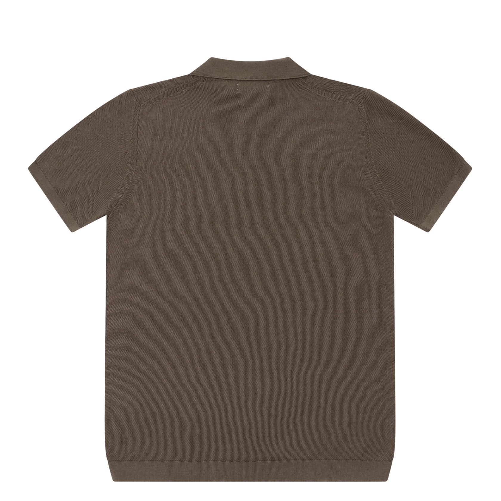 Cotton Piqué Short Sleeve Polo Shirt Grain