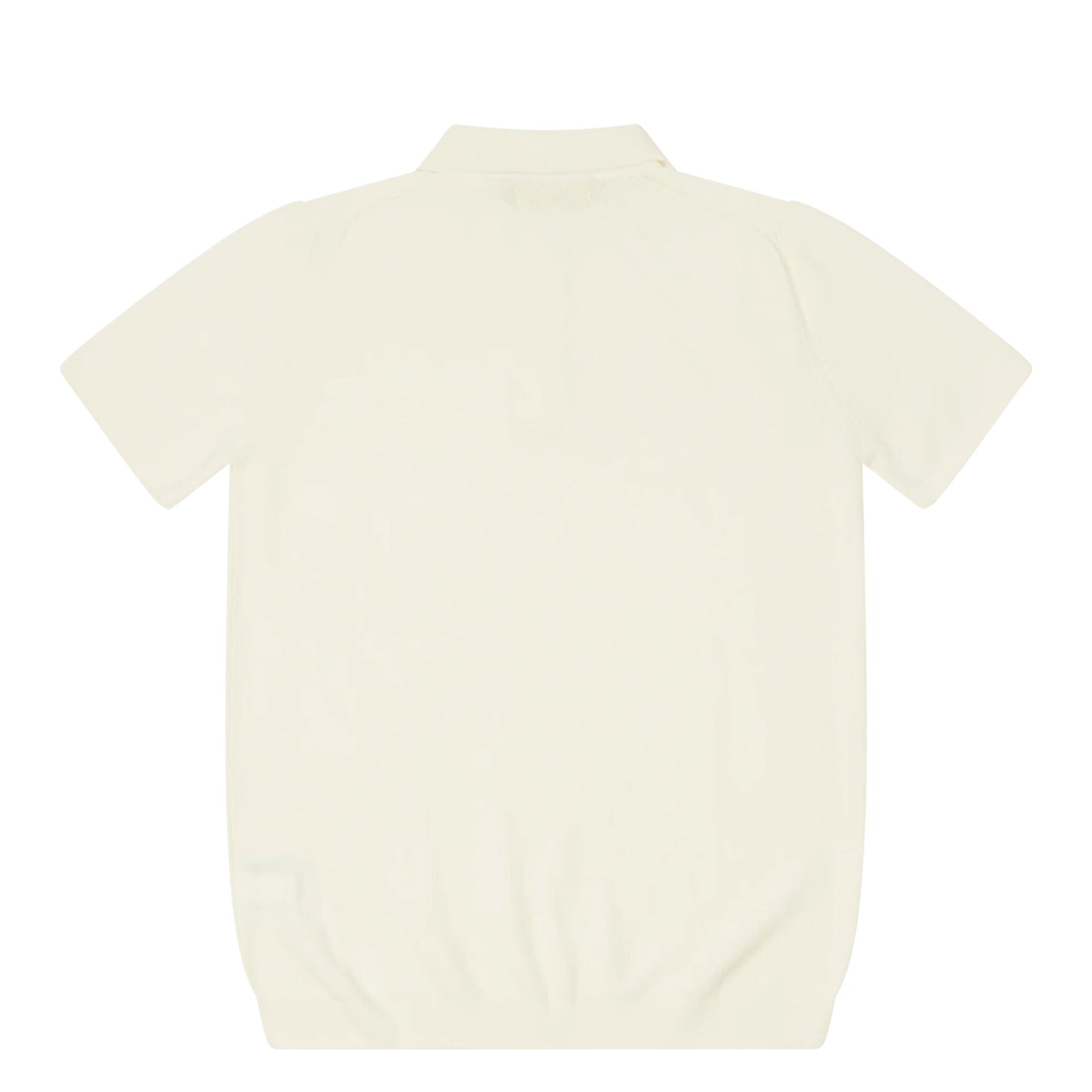 Cotton Piqué Short Sleeve Polo Shirt White