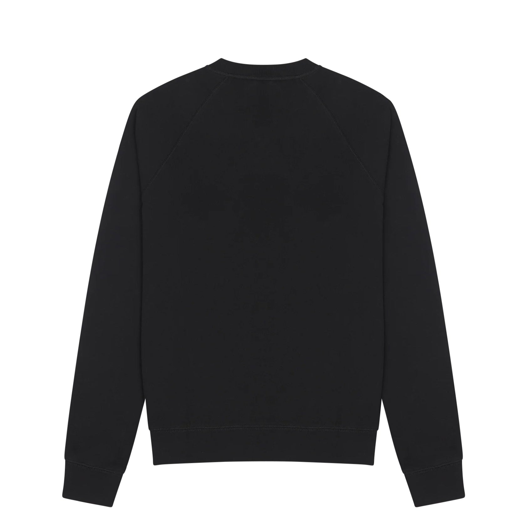 Relaxed Lightweight Raglan Sweatshirt Deep Black