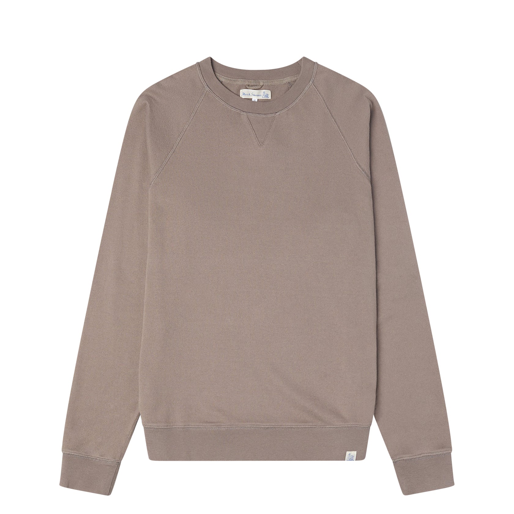 Relaxed Lightweight Raglan Sweatshirt Faded Grain