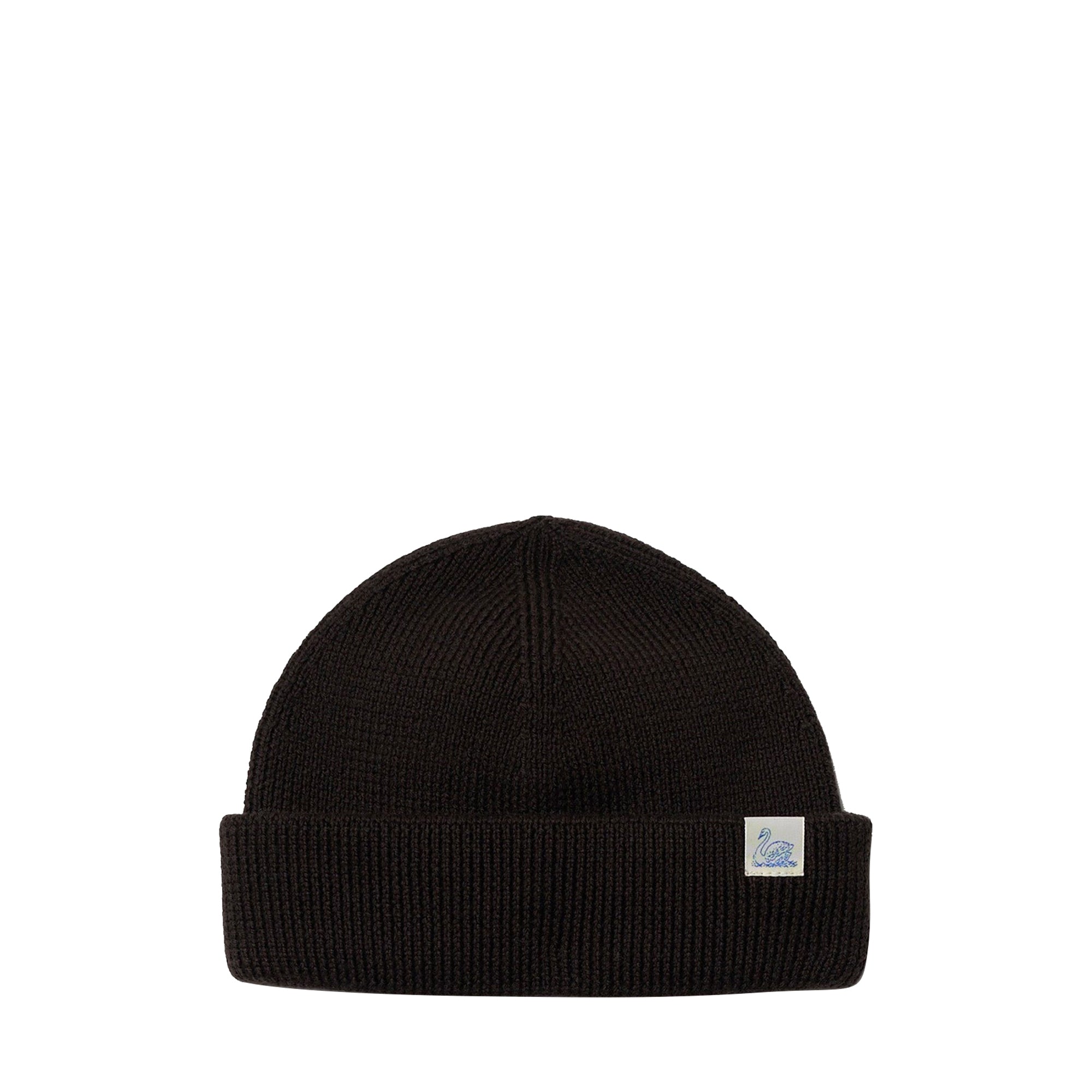 Watch Cap Merino Wool Classic Fit Dark Black