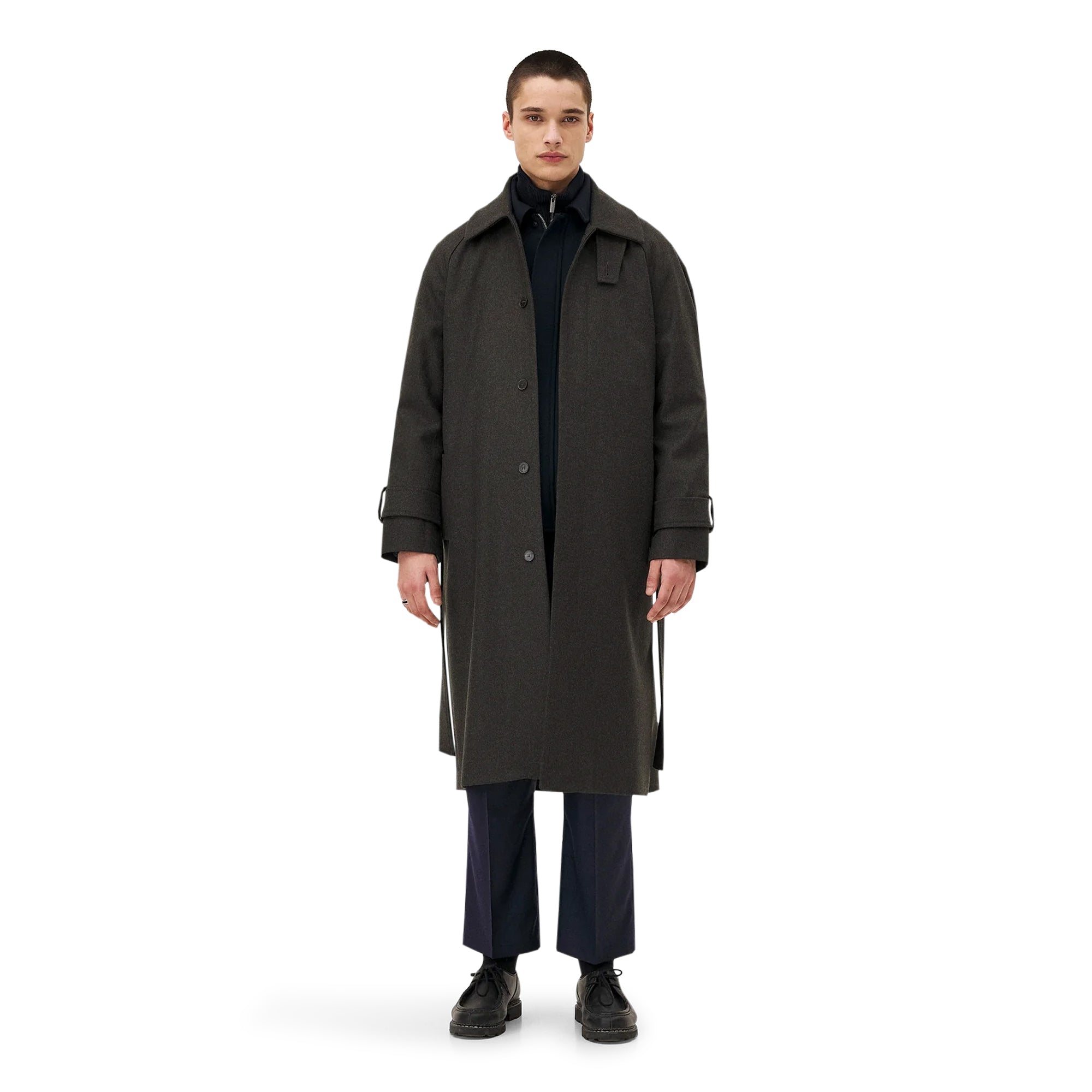 Verlaine Dark Forest Long Coat Dark Forest