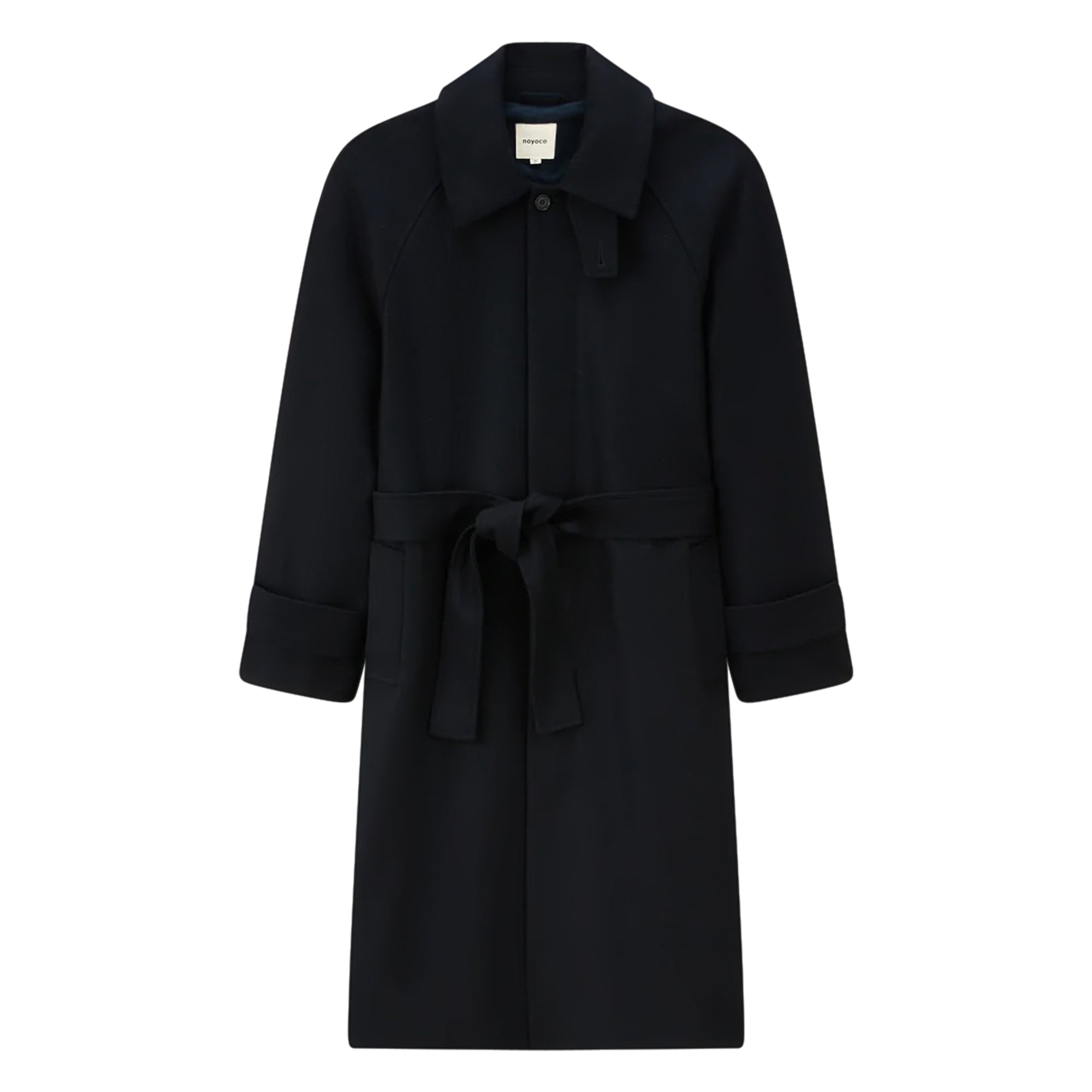 Verlaine Dark Forest Long Coat Midnight Blue