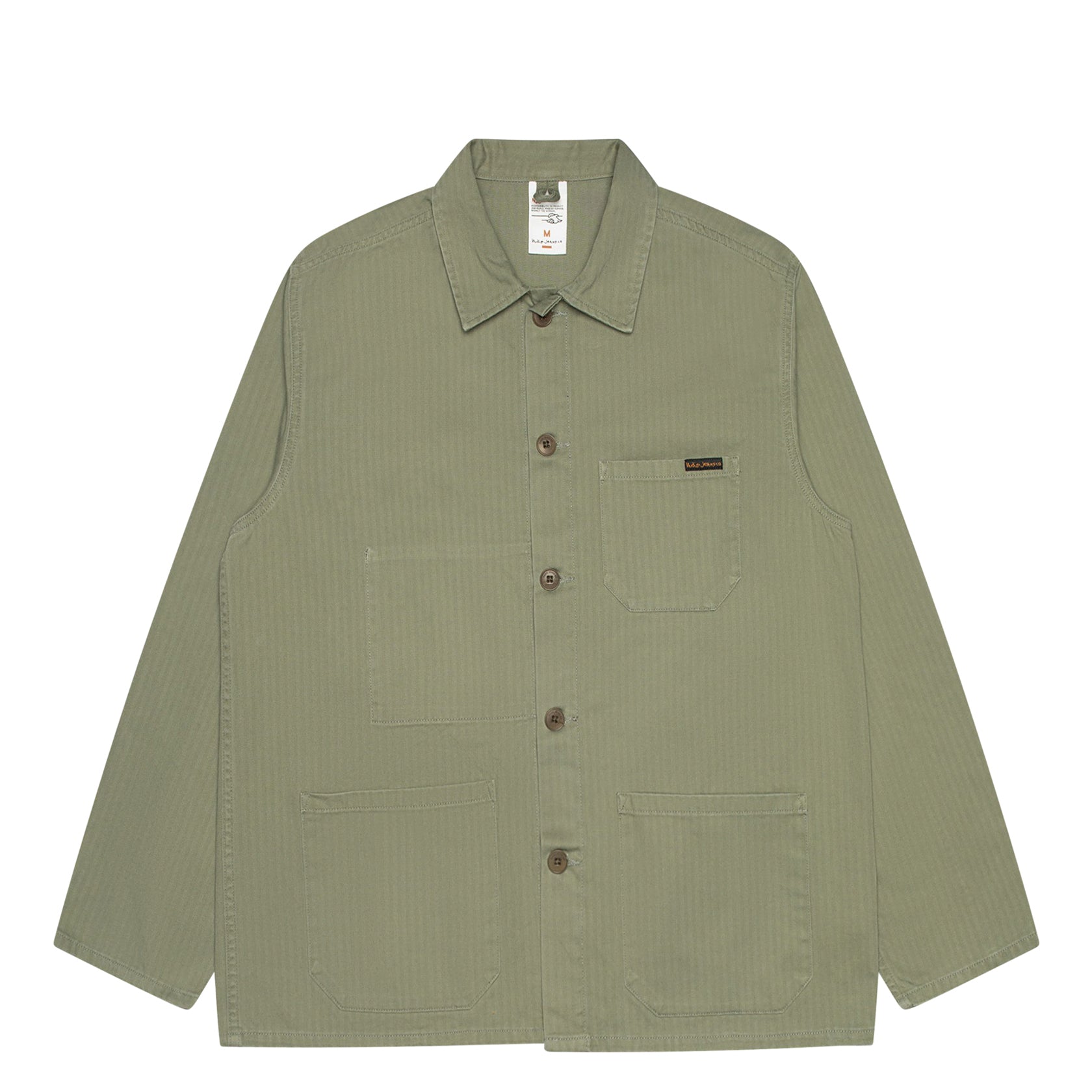 Buddy Chore Jacket Herringbone Pale Green