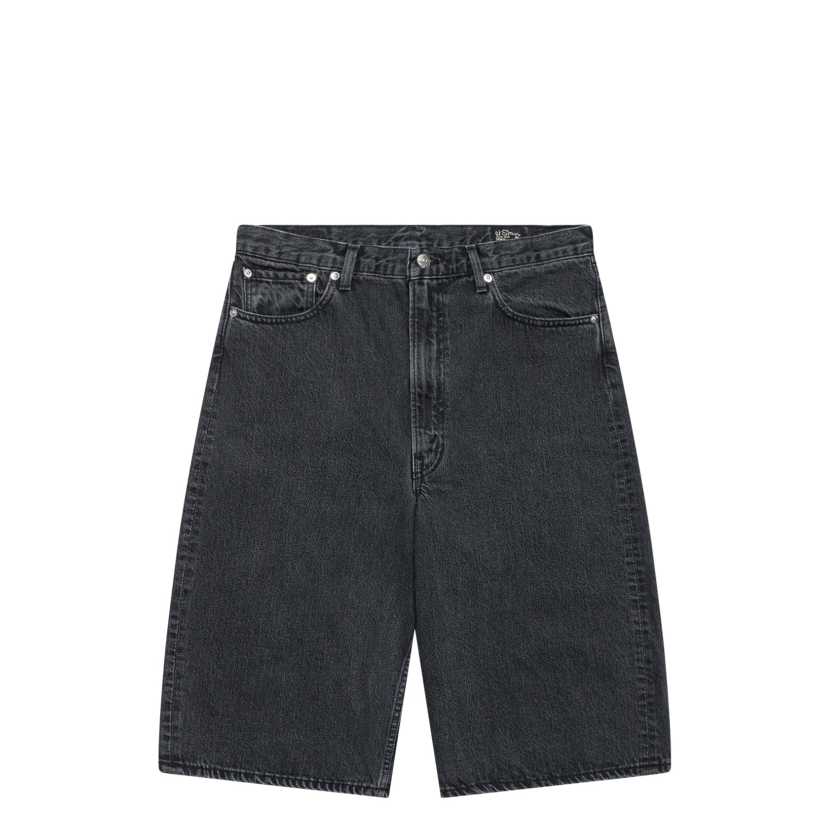 Super Dad's Fit Shorts Black Denim Stone
