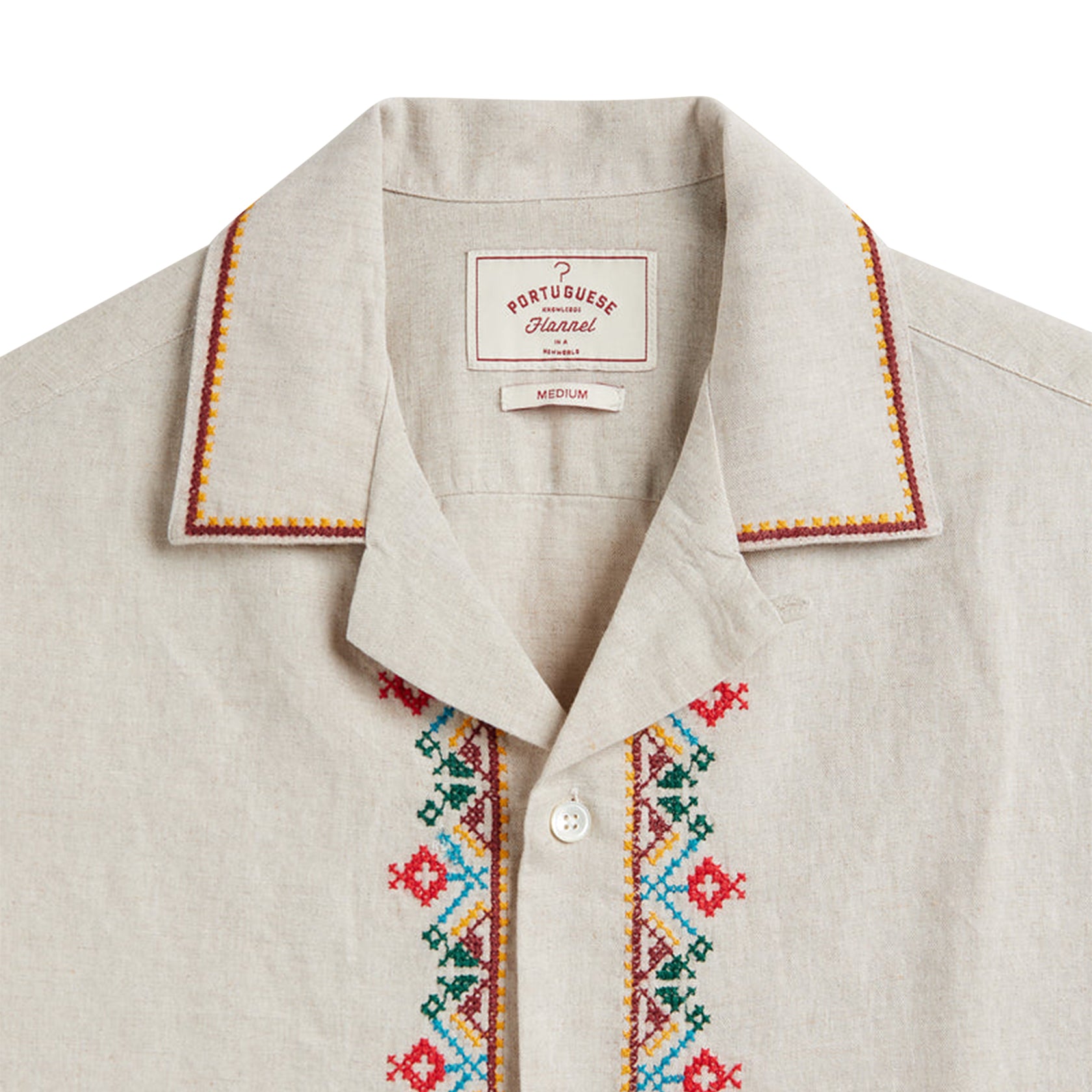 Folklore Embroidery Short Sleeve