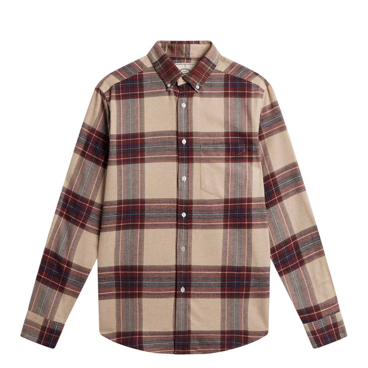 Sabela Blue Flannel Shirt