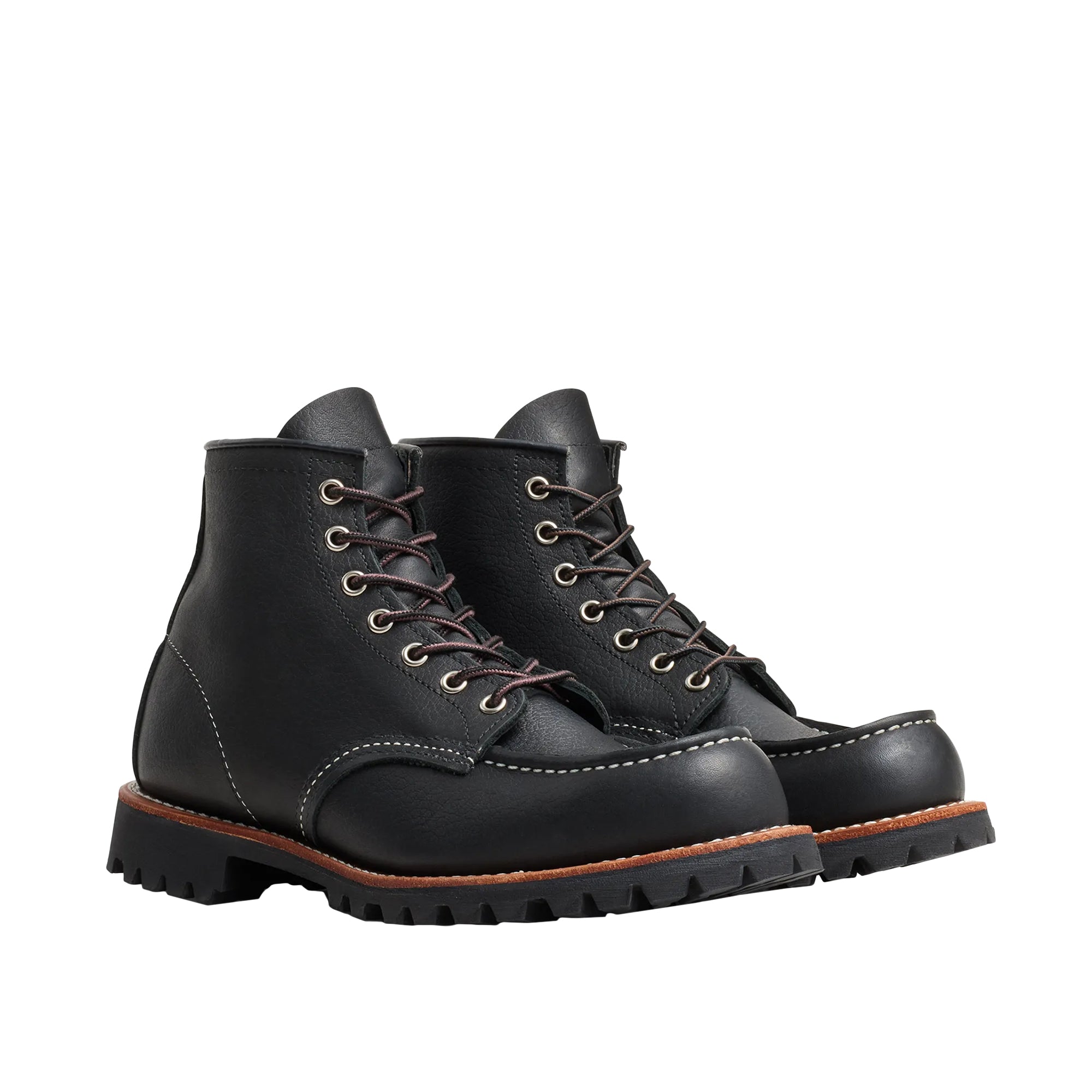 2949 Roughneck Black Oil Slick Leather