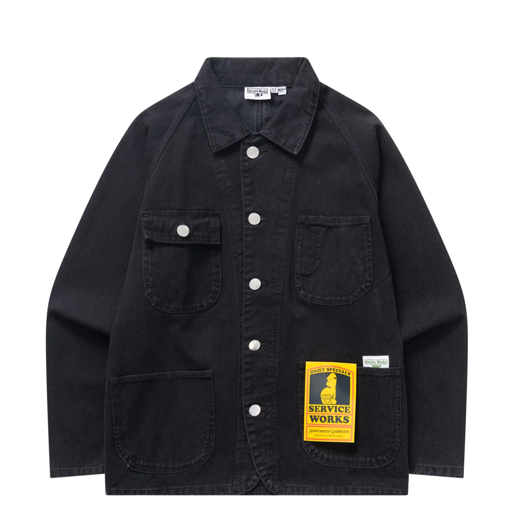 Coverall Denim Jacket Black