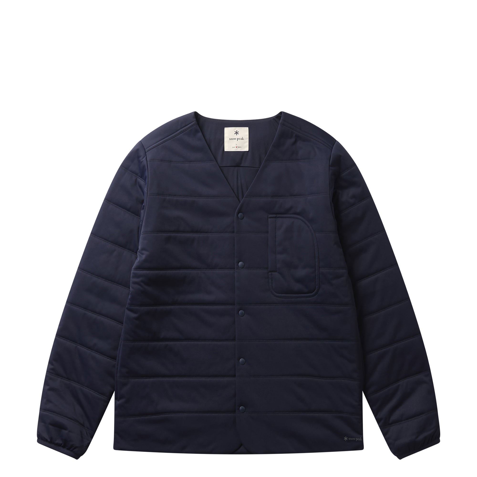 Flexible Insulated Cardigan Navy