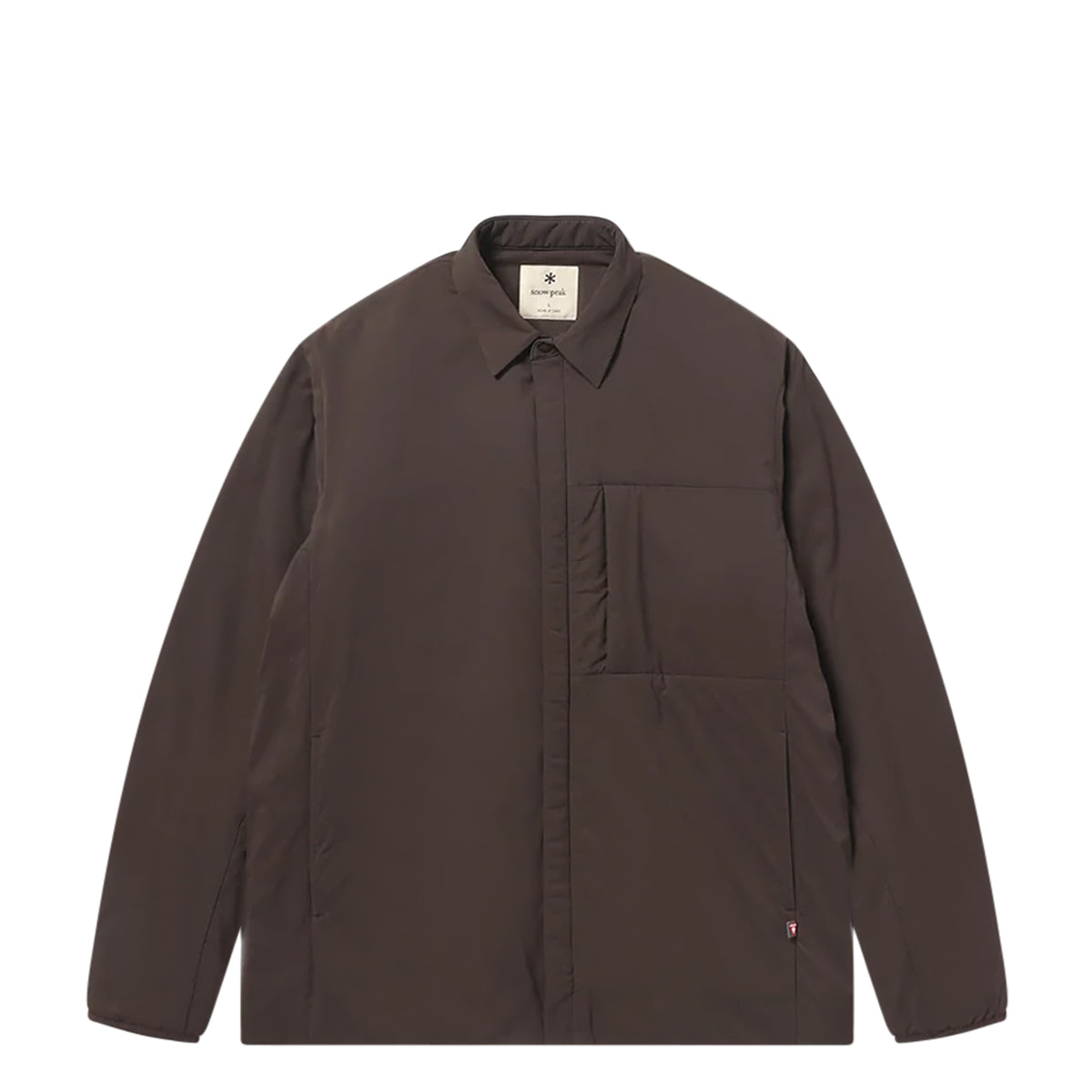 Flexible insulated Shirt Dark Brown