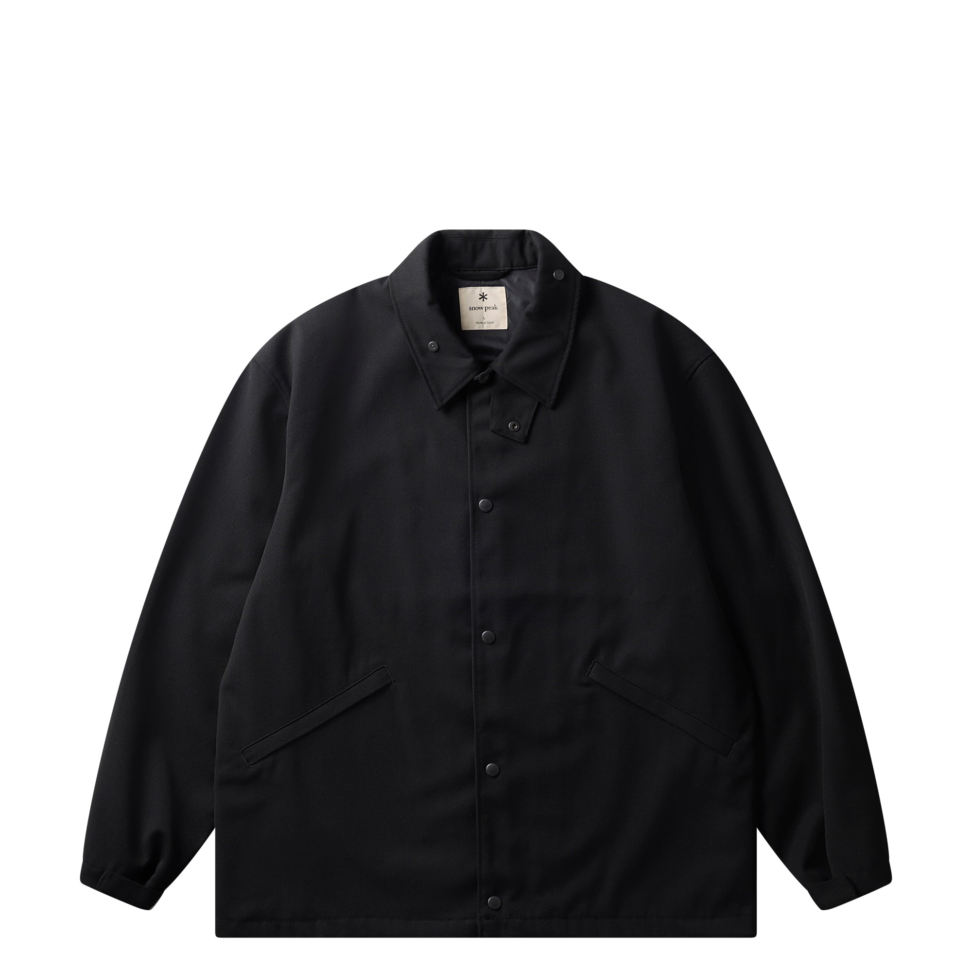 Hybrid Wool Coach Jacket Black
