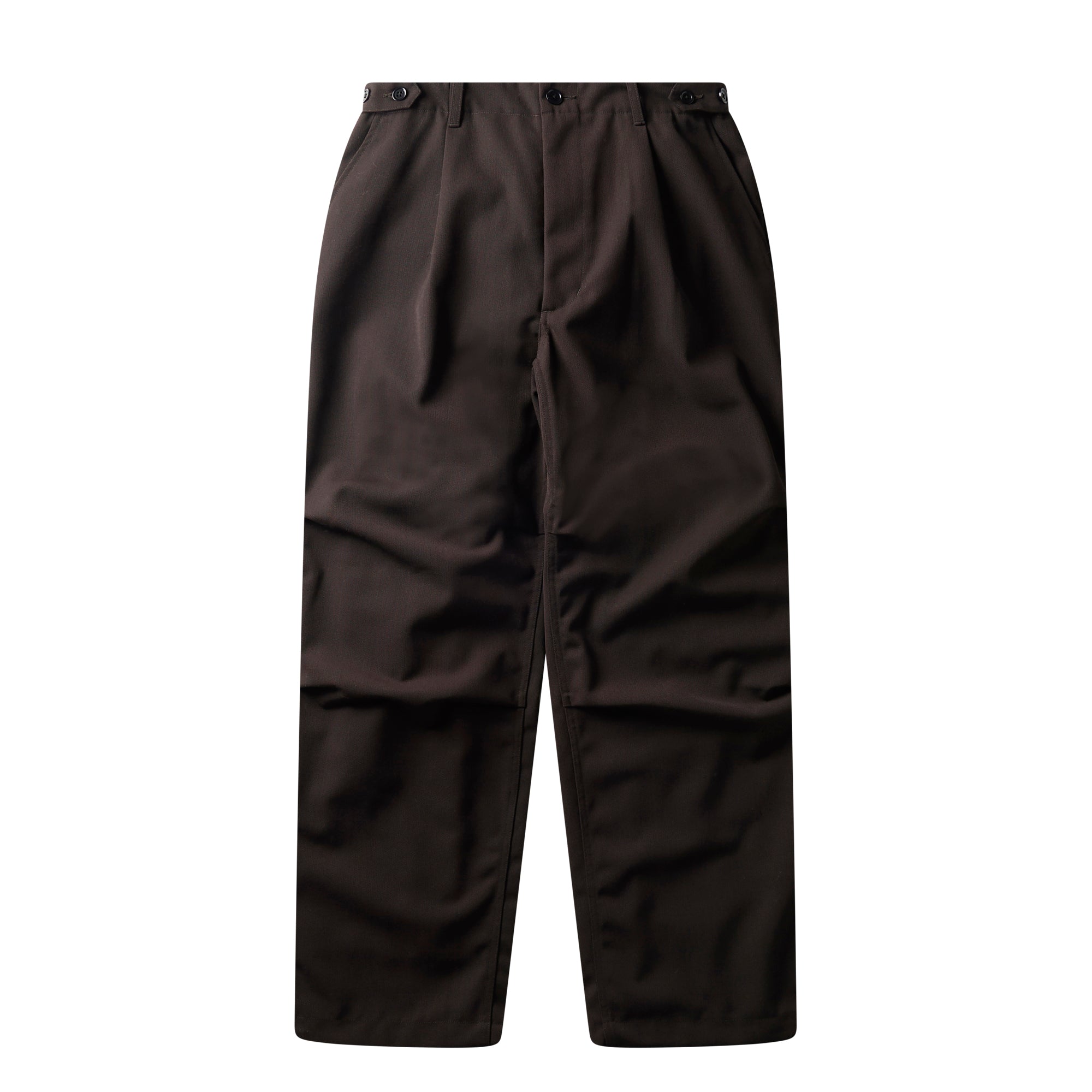 Hybrid Wool Trousers Dark Brown