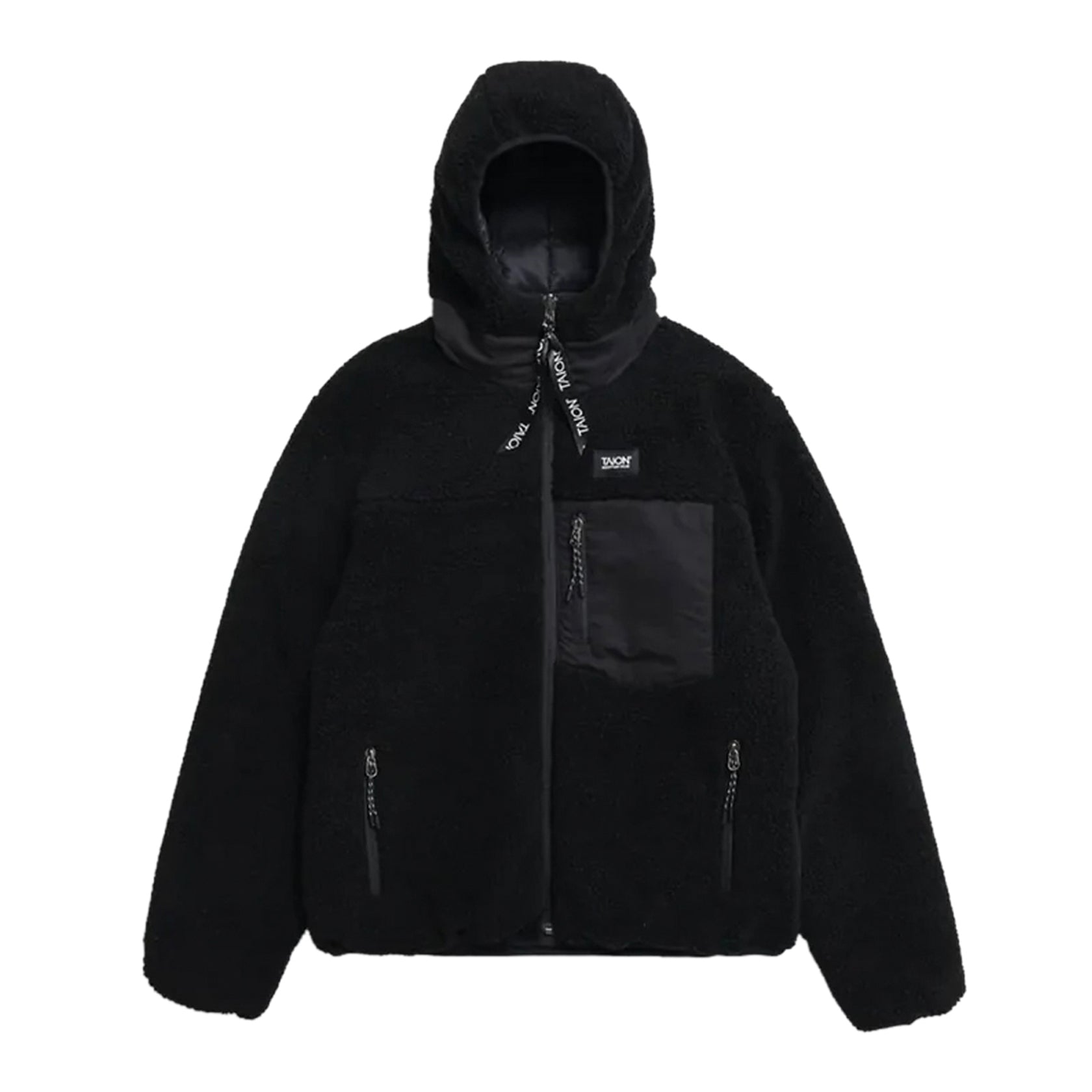 Down x Boa Reversible Hoodie Black/Beige