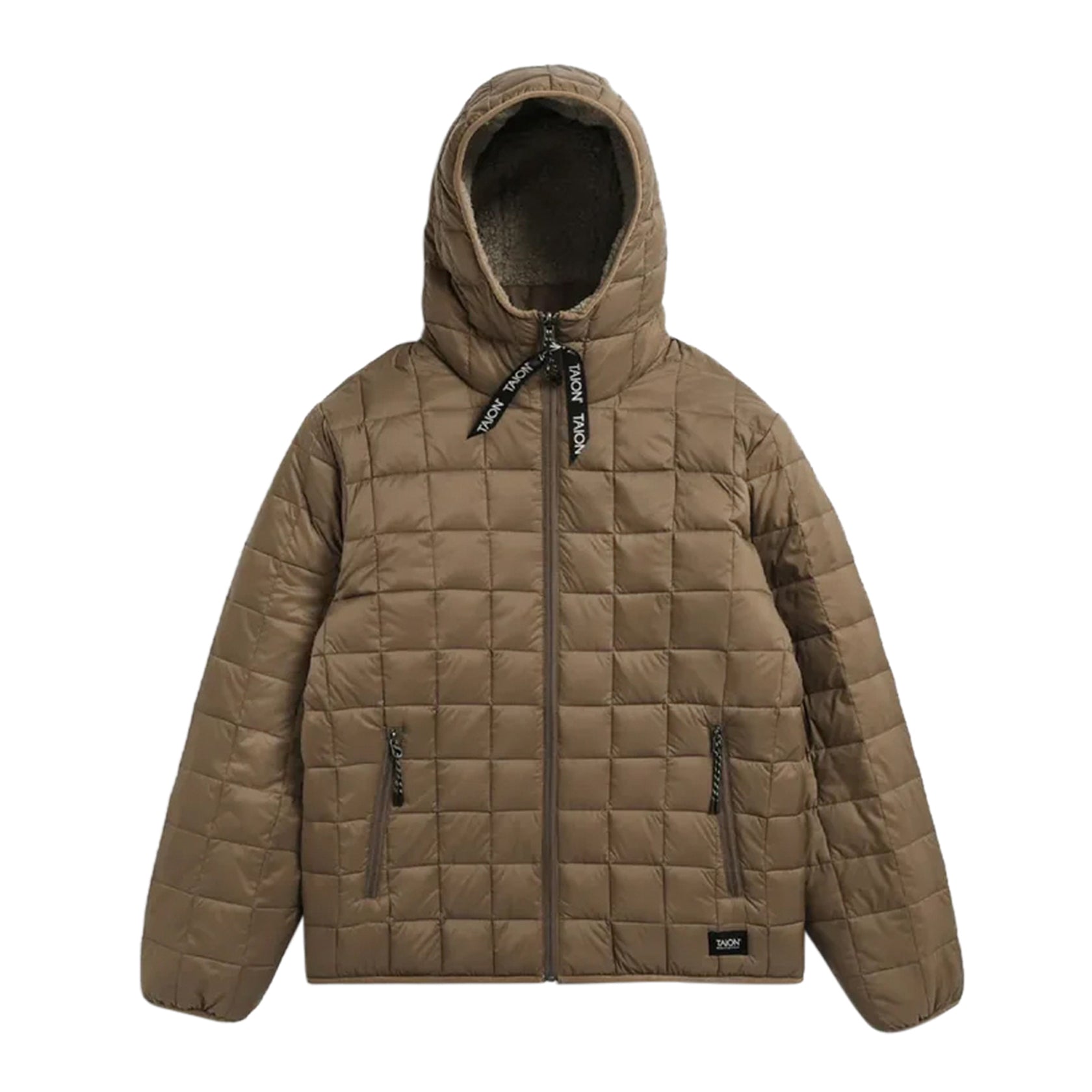 Down x Boa Reversible Hoodie Brown/Beige