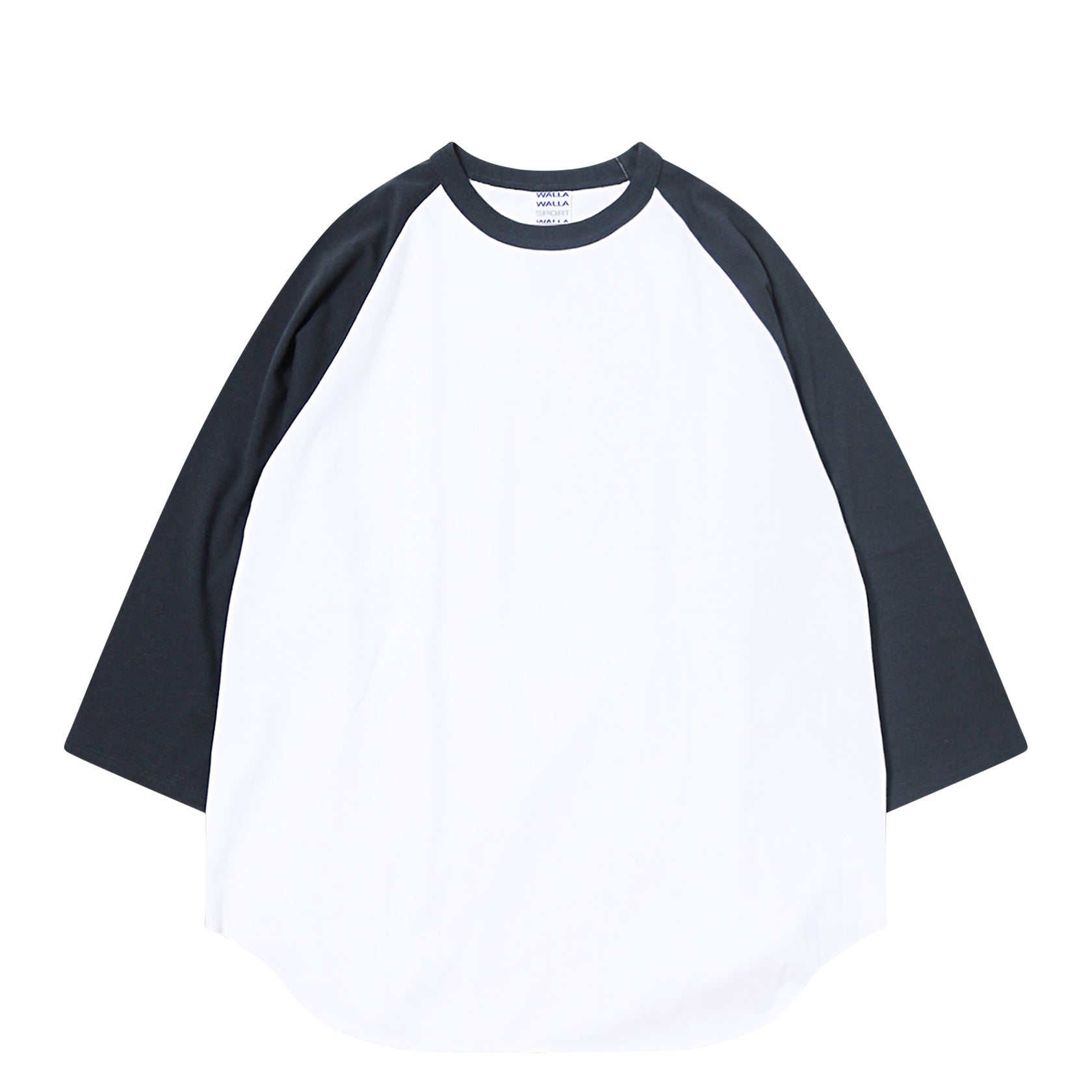3/4 Baseball Tee 2-Tone White/Carbon