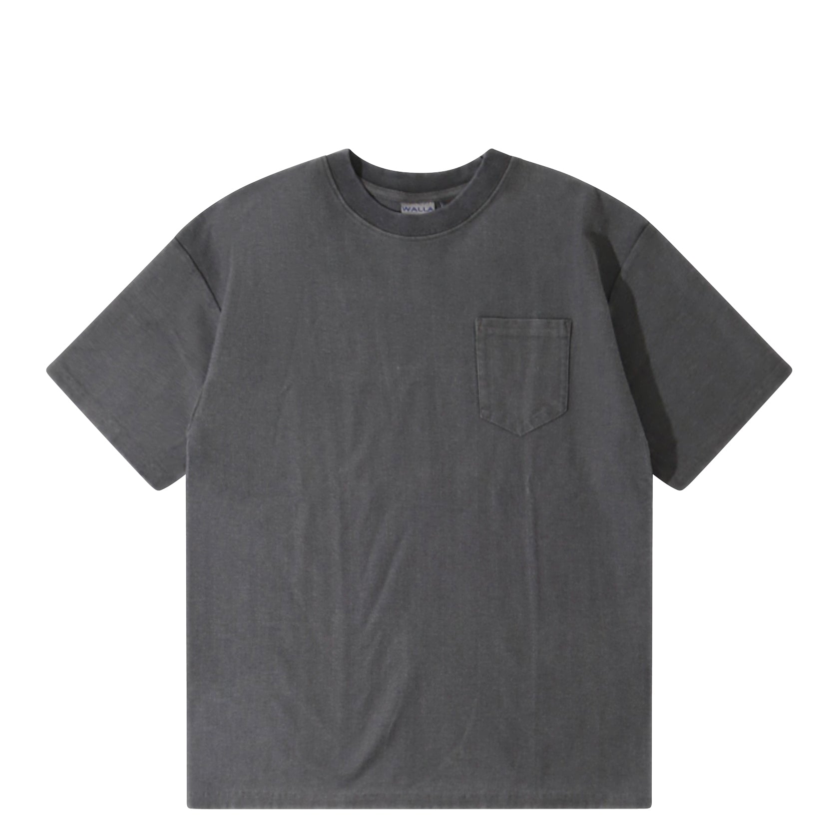 Pygment Dye Herringbone Pocket Tee Black