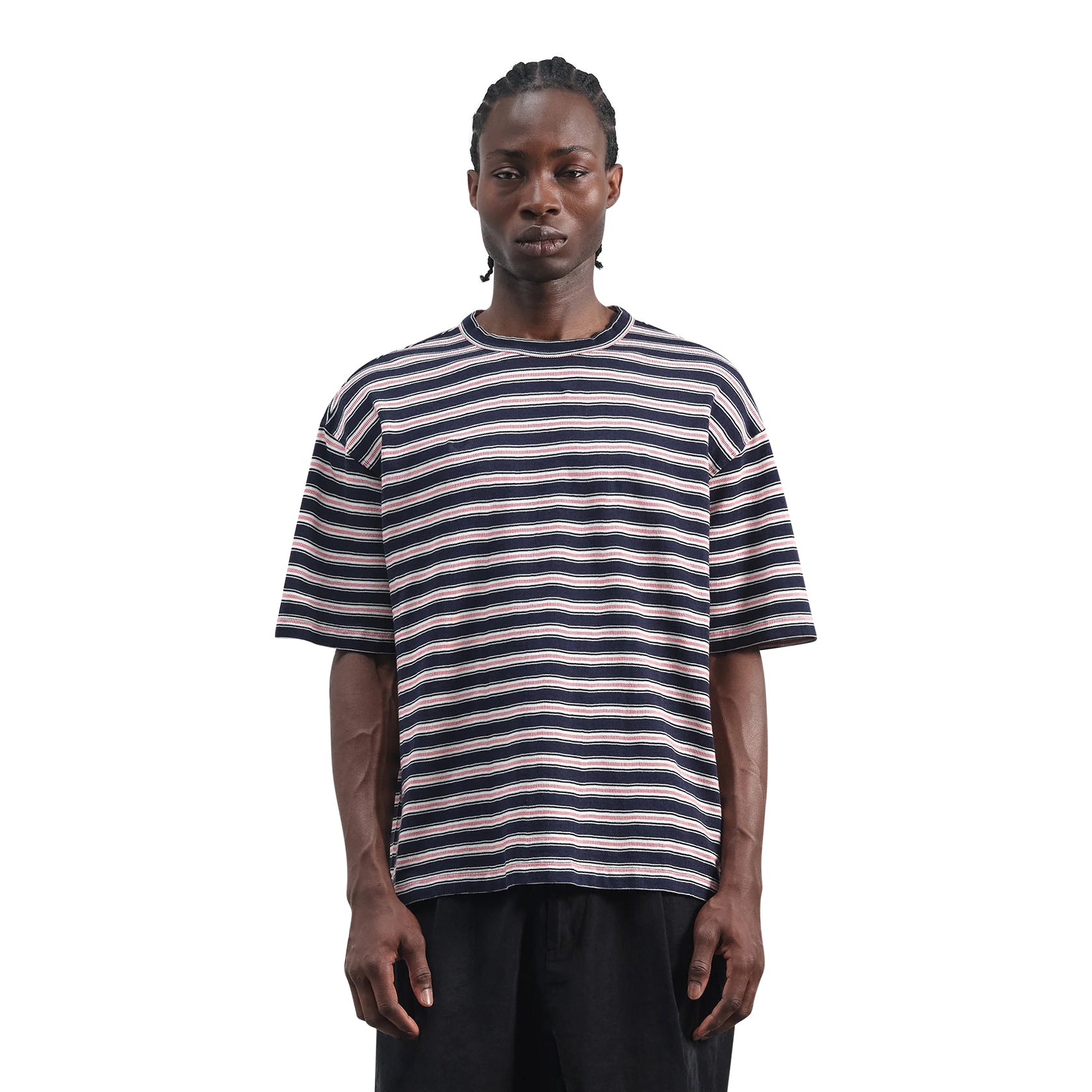 Triple T-Shirt Rapport Stripe Navy