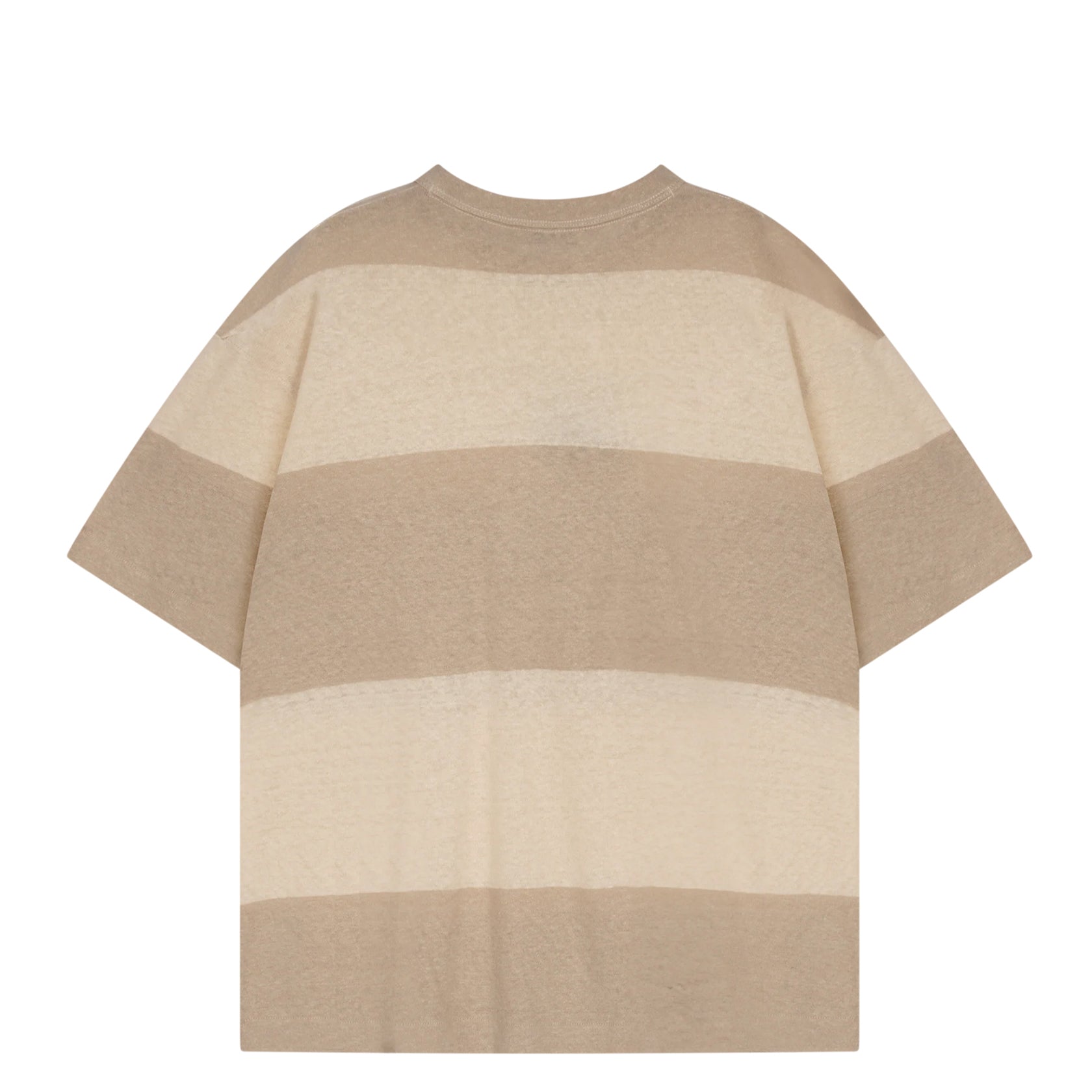 Triple T-Shirt Wide Stripe Beige