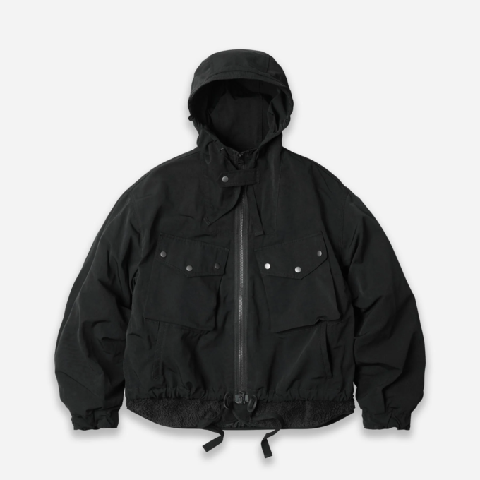 FrizmWORKS Smock Hooded Parka in Black