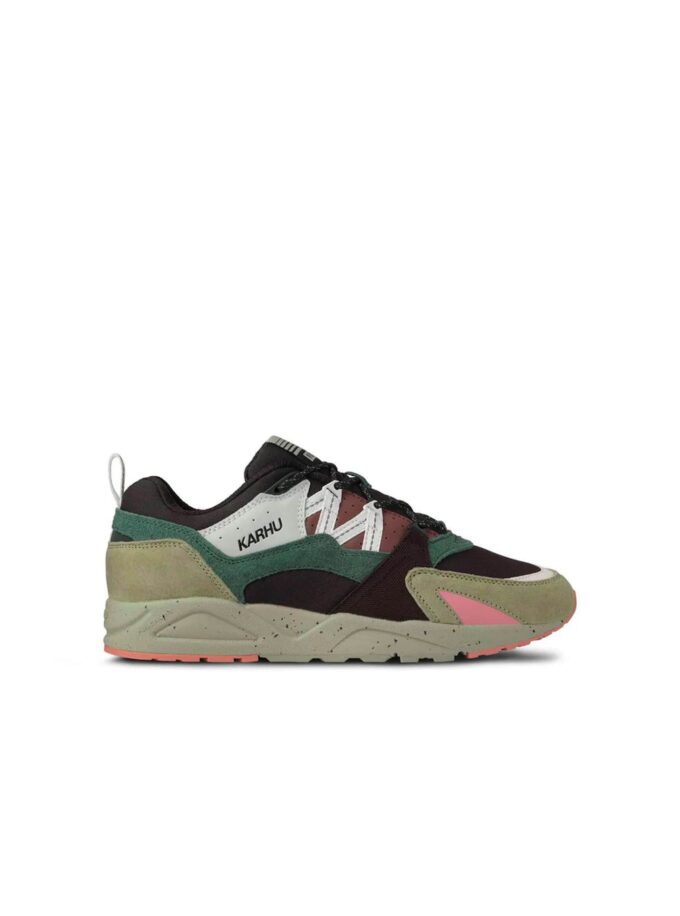 Karhu Fusion 2.0 - Sneakers Abbey Stone / Bright White in pelle e camoscio