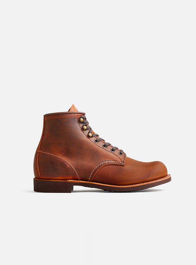 Red Wing 3343 6 Inch Stivale in pelle Copper Rough & Tough