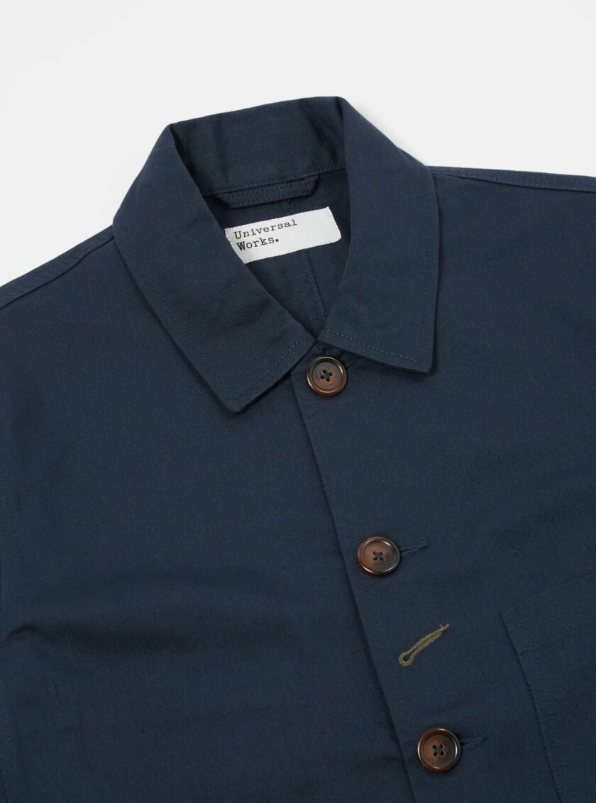 Universal Works Bakers Jackets navy Workwear