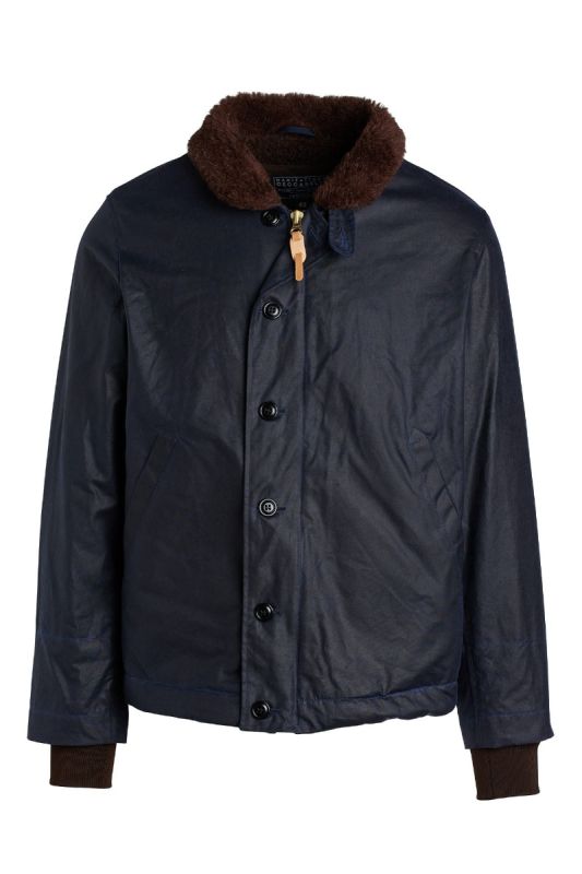 Manifattura Ceccarelli 7061 Deck Jacket in Dark Navy