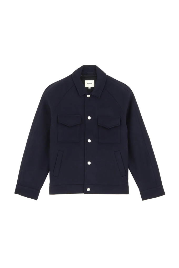 Noyoco Palma Jacket Giacca unisex in lana e cashmere riciclati Midnight Blue