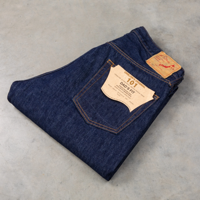 Orslow 101 Dad's Fit Jeans in Denim Giapponese Retrò