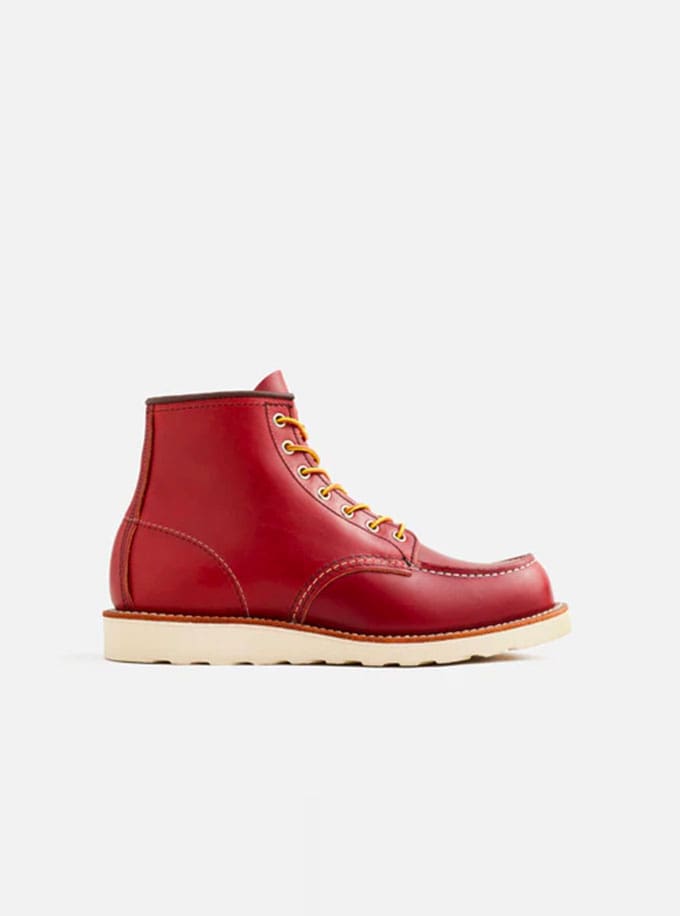 Red Wing 8875 Moc Toe Stivale in pelle Oro Russet