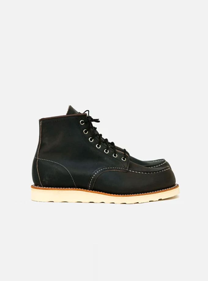 Red Wing 8890 Moc Toe Stivaletto in pelle Charcoal Rough & Tough