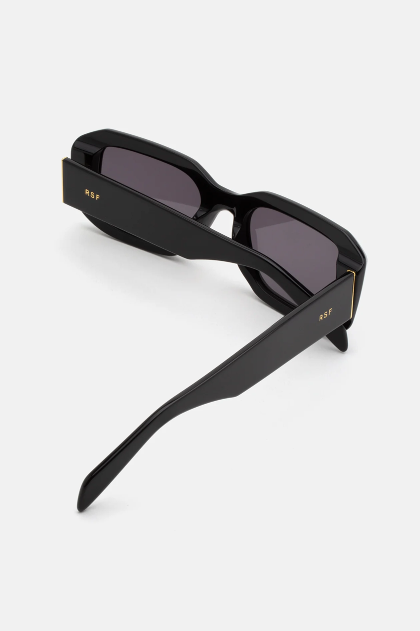 Retrosuperfuture Sagrado Black Occhiali da Sole in Acetato Nero Lucido